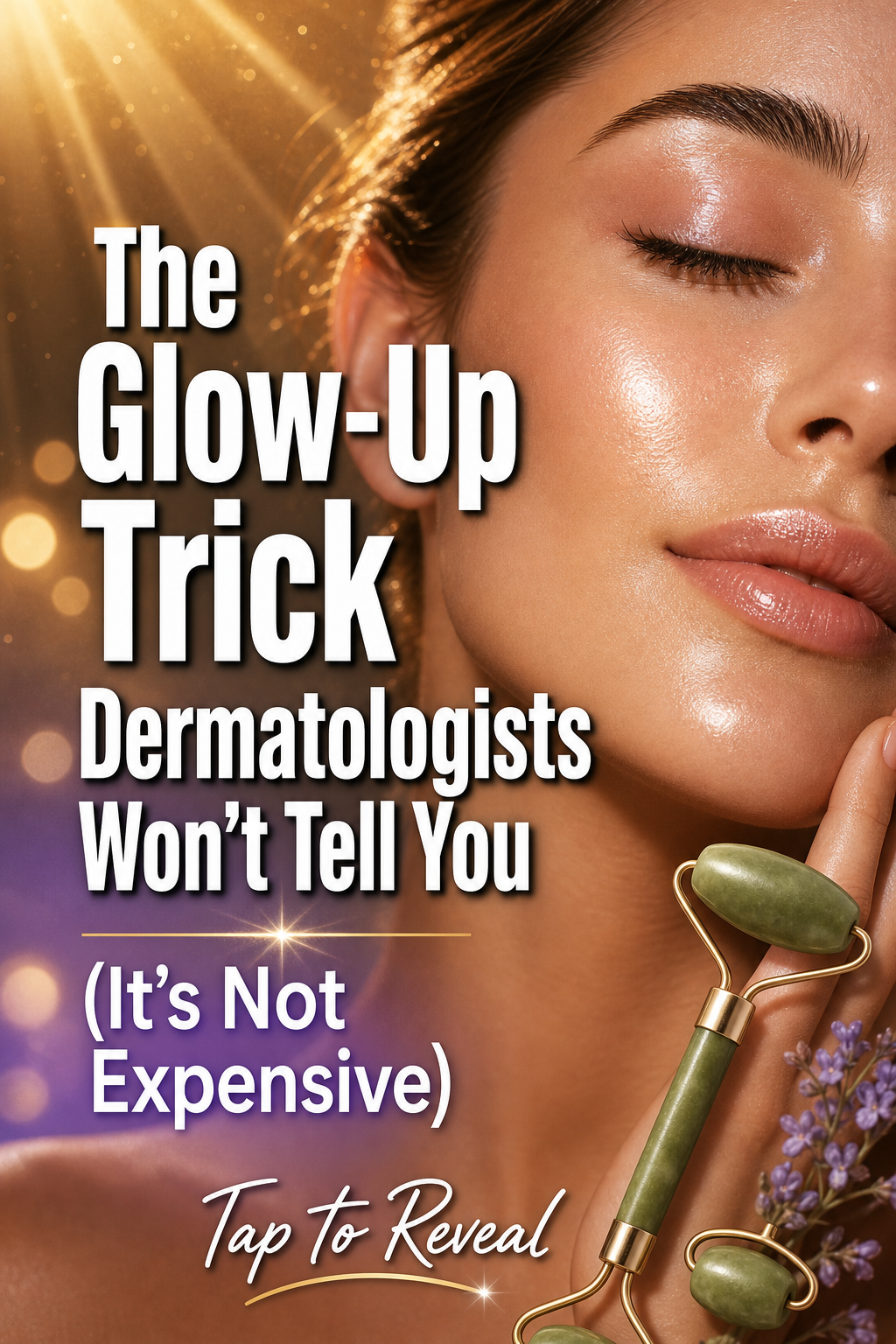 Pinterest pin: The glow up trick dermatologists won't tell you