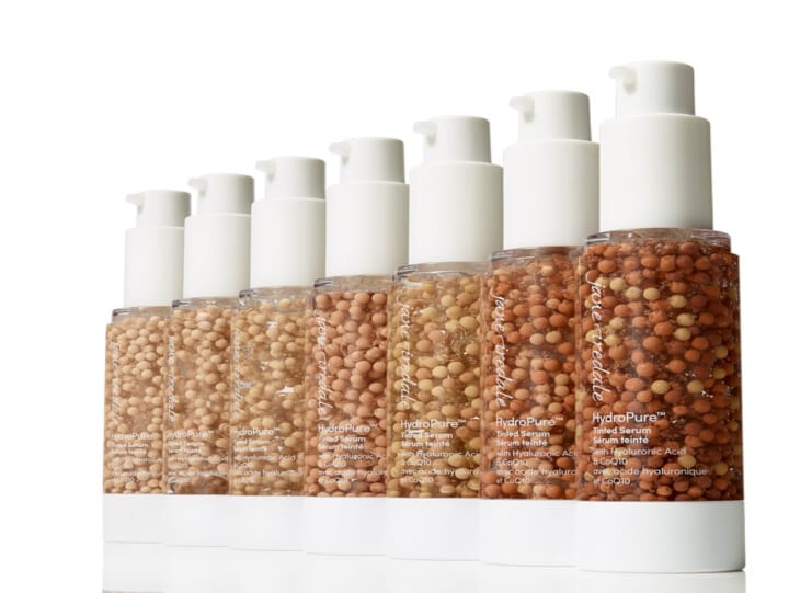Liquid foundation bottle with pump