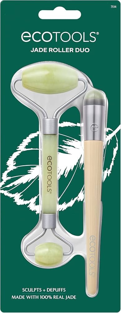 Jade facial roller skincare tool