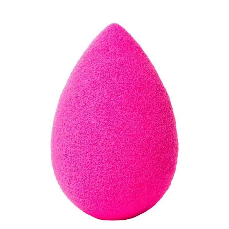 Pink makeup blending sponge